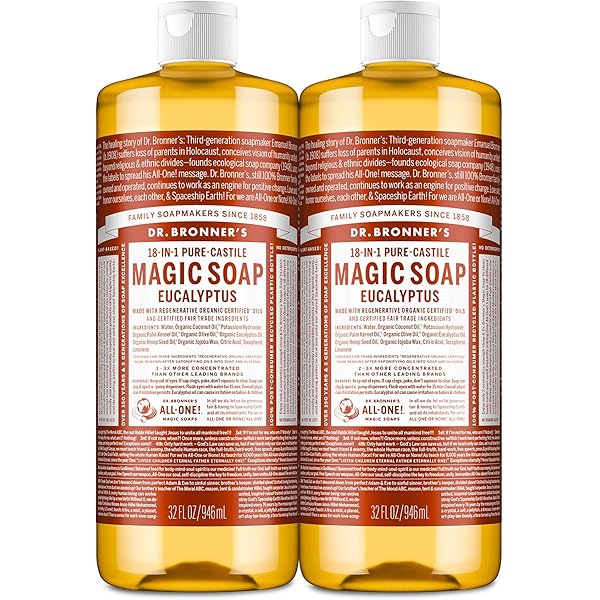 Dr. Bronner's Citrus Magic Soap 4本セット Amazon.com : Dr. Bronner's Magic Soap-Pure-Castile Liquid