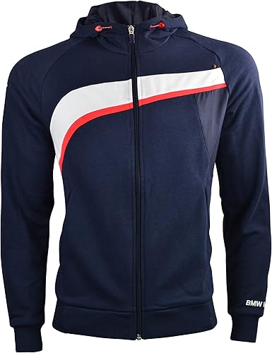 Puma Mens BMW Motorsport Hooded Sweat Jacket BMW Team Blue Navy: Amazon.co.uk: Clothing