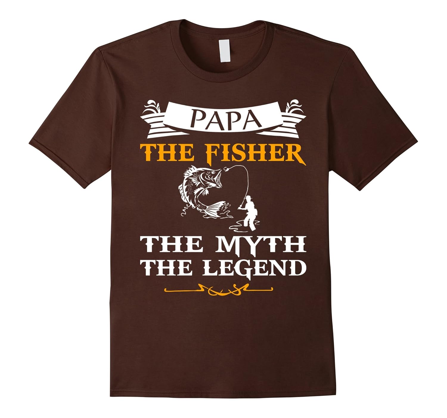 Fisher papa t-shirt - the myth, the legend father tshirt-anz