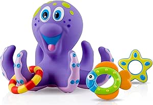 Nuby Octopus Floating Bath Toy , Purple