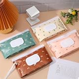 SANNIX Baby Wet Wipes Bag 4-Pack Portable EVA On-The-Go Bohemia view 5