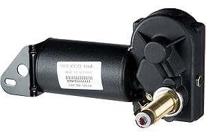 AUTOTEX Wexco Wiper Motor, 4R2.24-19S2.R110D, Two and a half inch (2.5") shaft, 24V With Two-Speed Switch Installed