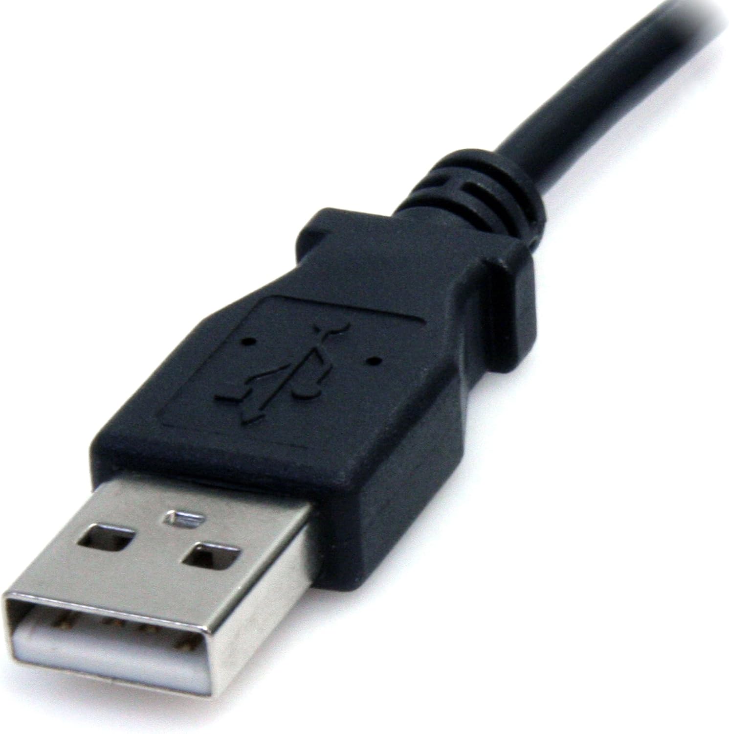 StarTech.com 2m USB to Type M Barrel Cable - USB to 5.5mm 5V DC Cable - USB to Barrel Jack 5V DC Plug (USB2TYPEM2M) Black - Image 3