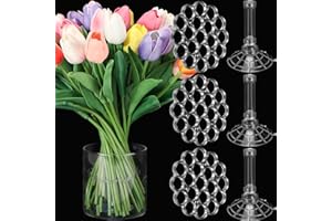 Hushee 3 Set Spiral Ikebana Stem Holder Hanataba Arranger Twist Flower Arrangement Holder Spiral Bouquet Twister Ikebana Arranger Twister with Suction Cup for Vase Flower Stems (Aperture 15mm)