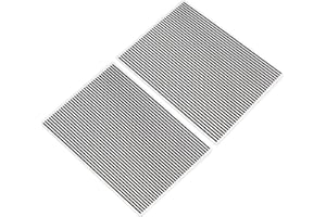 GLSTOY 2Pcs Plastic Embossing Folders 6X4' Stripe Texture Template for Scrapbooking Card Making and Paper