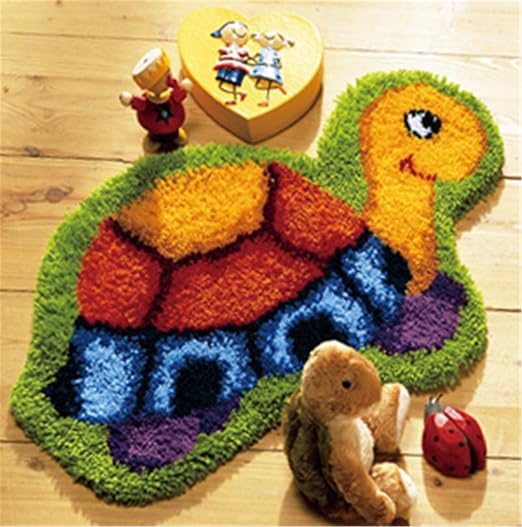 Amazon De 8 Modell Schildkrote Knupfteppich Formteppich Fur