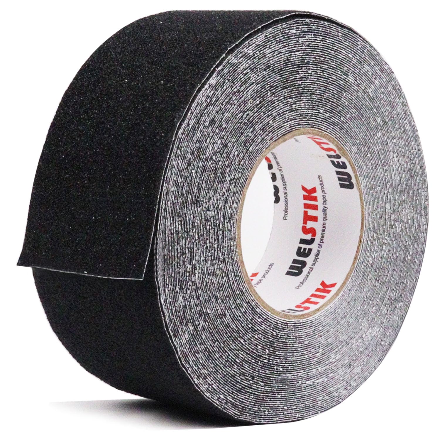 WELSTIK Non-Slip Tape, 50 mm x 20 m Non-Slip Stair Steps, Stairs Non-Slip Strips, Non-Slip Stair Tape, Keep Children, Elderly Safe, Black