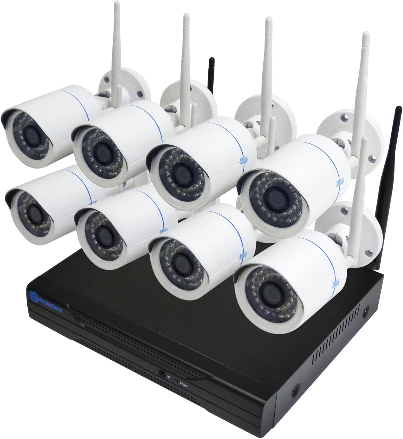 Westinghouse WNVRKIT8 Security 8Camera WiFi NVR Surveillance Kit Home Improvement