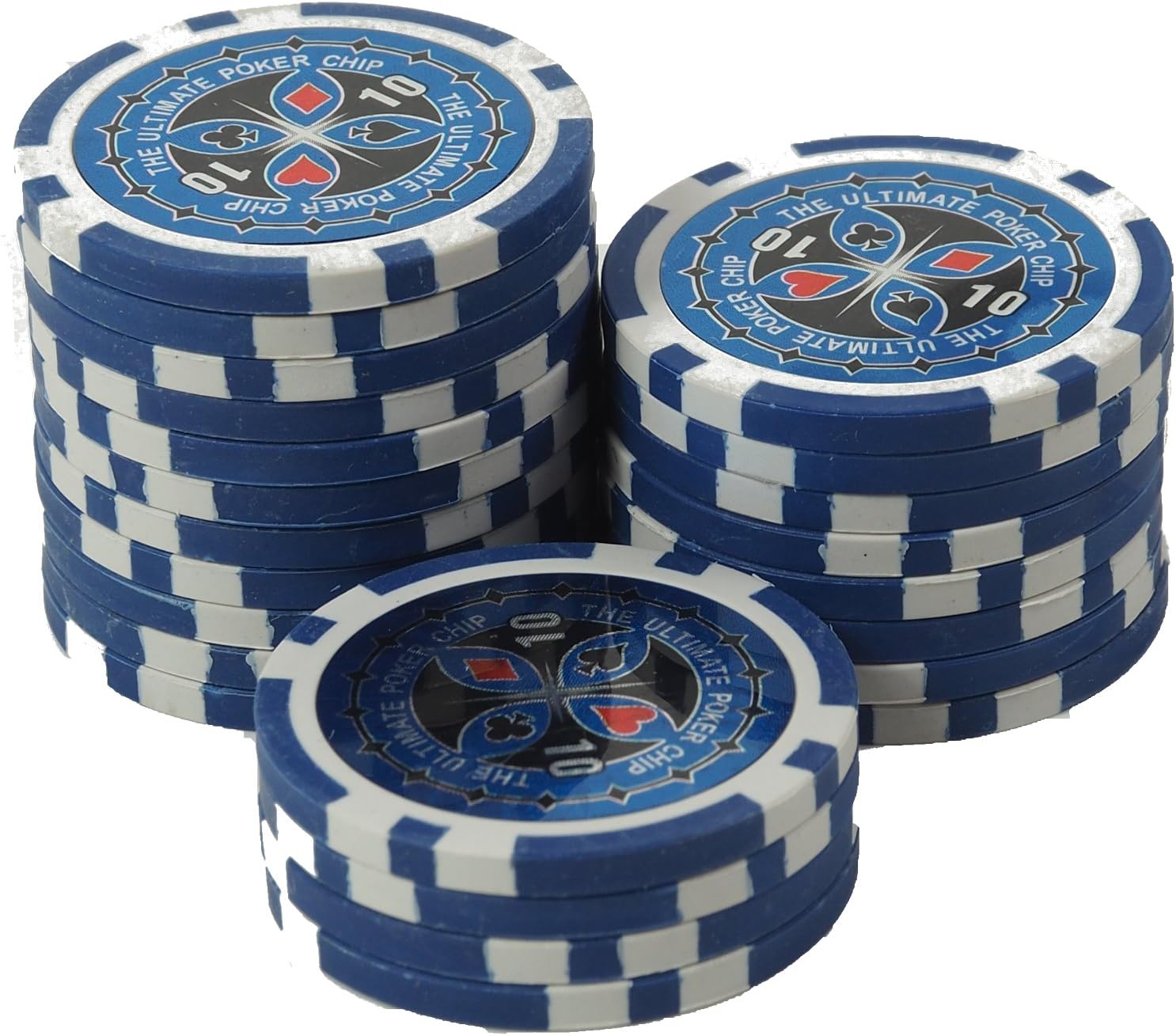 suplaya 50 Pokerchips 13g Clay (Ton) Laser Metallkern Ultimate