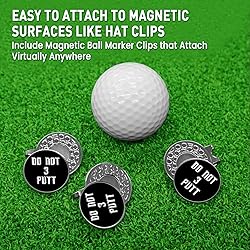 FINGER TEN Golf Ball Marker with Hat Clip Markers