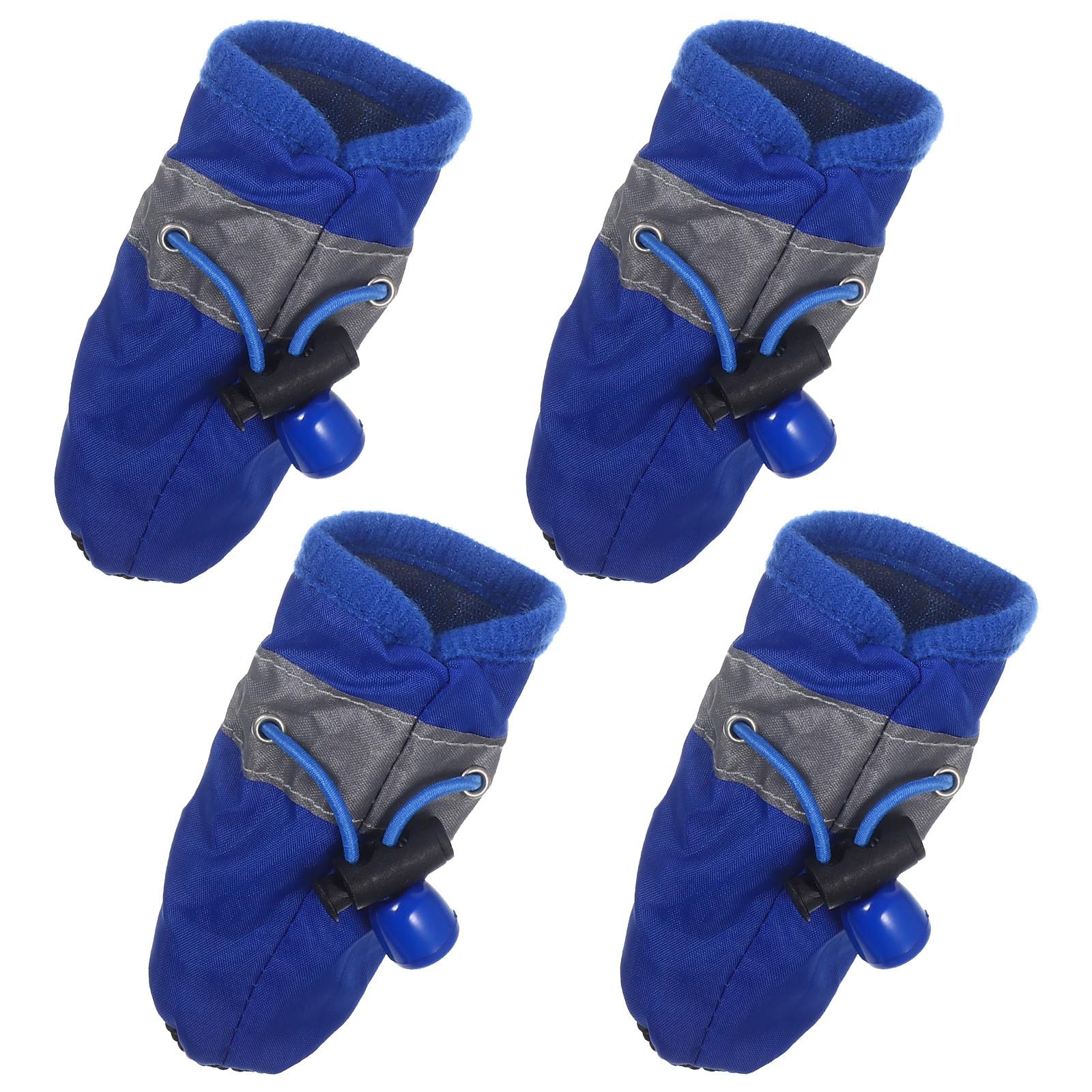 UKCOCO Waterproof Dog Boots Xs Size 4 Pack Small to Medium Dogs Anti-Slip All-Season Pet Booties Paw Protection for Outdoor Walking Hiking