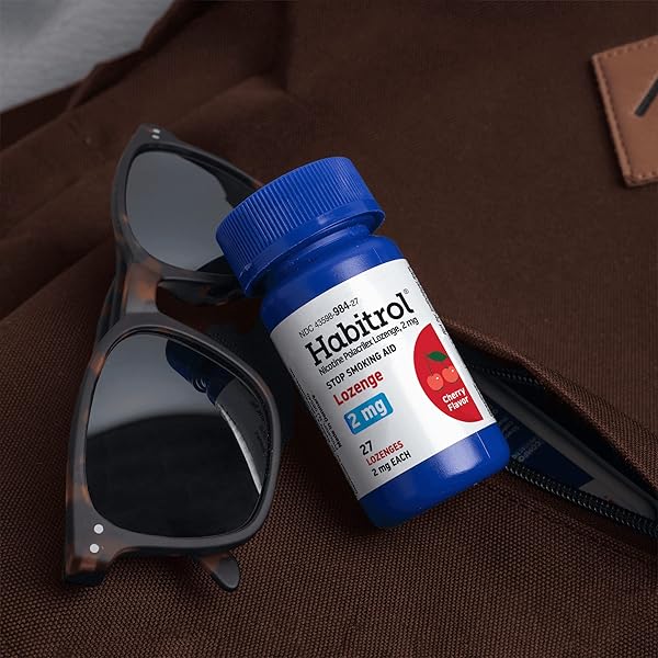 HABITROL NICOTINE LOZENGES 2 MG CHERRY FLAVOR – 135 COUNT – STOP SMOKING AID – REDUCE CRAVINGS AND WITHDRAWAL SYMPTOMS