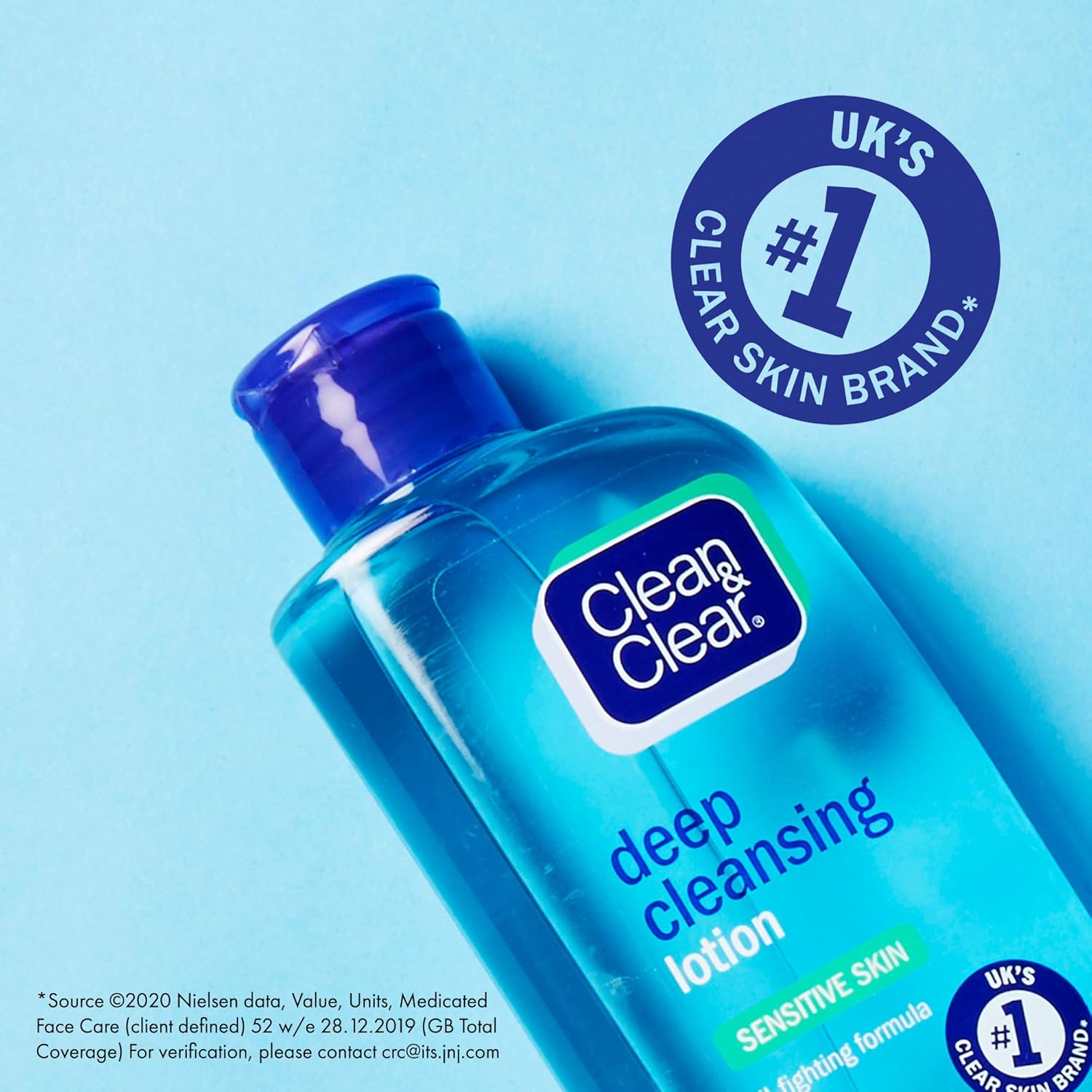 clean & clear deep cleansing lotion for sensitive skin 200ml