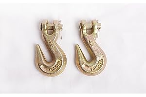 HIGOOD Grab Hook, Steel, 70 Grade, Clevis, 5/16 in Trade Size, 4,700 lb Working Load Limit,PK2