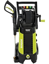 Sun Joe SPX3001 2030 PSI 1.76 GPM 14.5 AMP Electric Pressure Washer with Hose Reel, Green