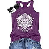 JILUVIN Tank Tops for Women Racerback Summer Sleeveless Casual Graphic Basic Top Shirts
