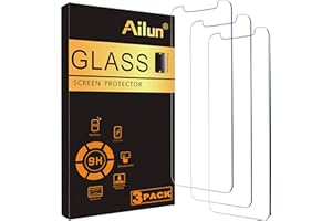 Ailun for Apple iPhone 11 Pro/iPhone Xs/iPhone X Screen Protector,3 Pack, 5.8 Inch Display, Tempered Glass 2.5D Edge Work Most Case [NOT for iPhone 11 6.1 inch]