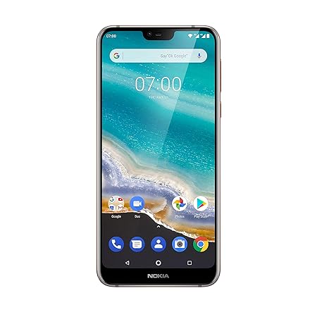 Nokia 7.1 Smartphone (15,38 cm (5,84 Zoll) Full HD Display, 32 GB interner Speicher, 3 GB RAM, Android 8.1, Dual Sim, inkl. W