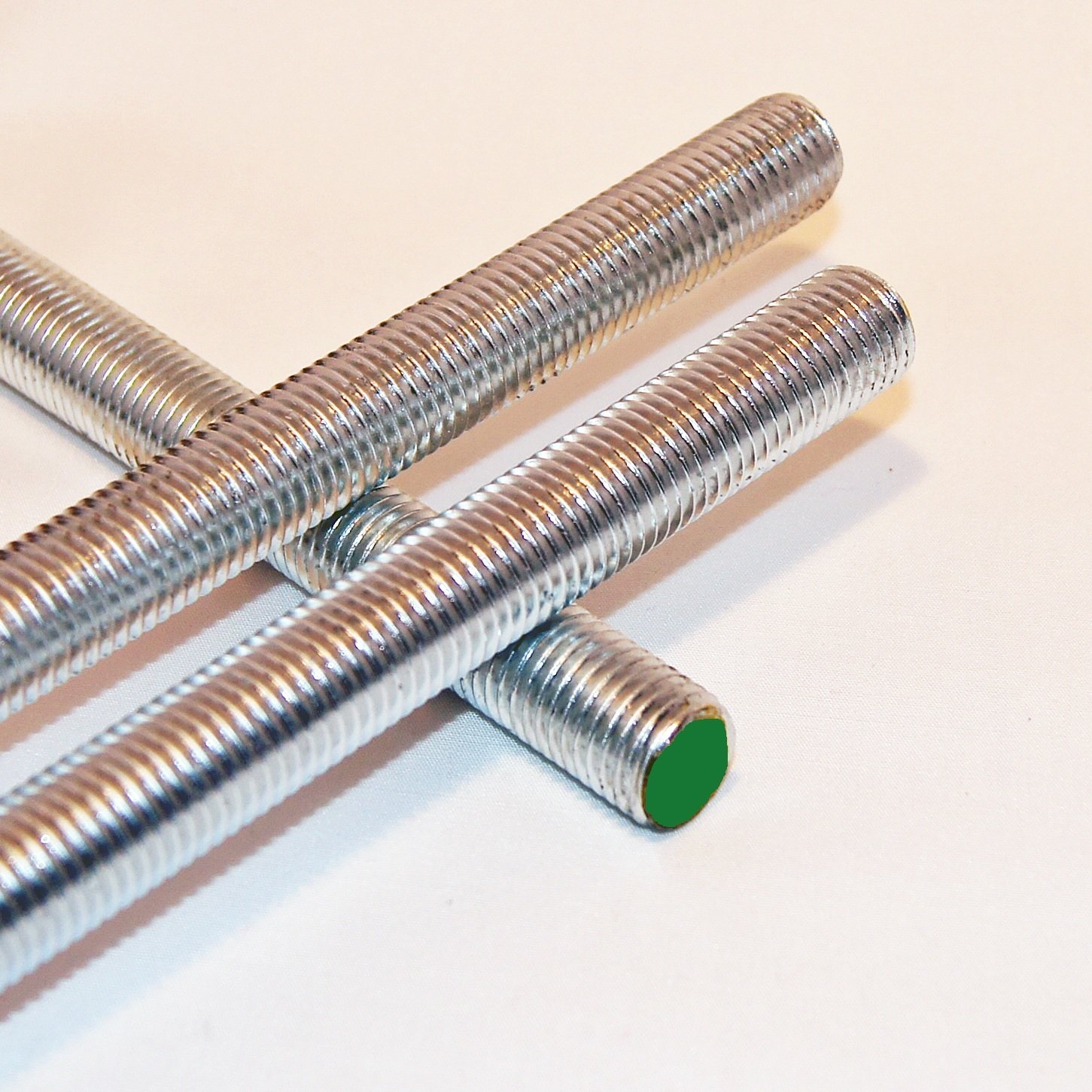 Vasalat Draadstangen M12 1000mm - Set Van 4 Stuks - Gegalvaniseerd Staal - Sterkteklasse 8.8