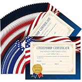 Tenare 48 Pcs Citizenship Achievement Certificate 11 x 8.5 Inches Paper Awards Recognition Achievement Certificate for Graduation Party Supplies Graduation Awards Grad Wishes Favors