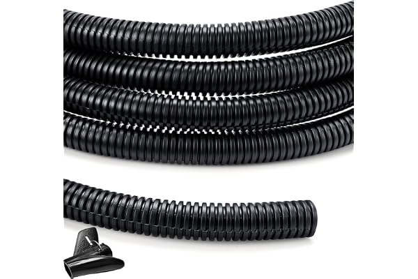 Wire Loom 1/2 inch 10ft, YCLYC Split Loom, Cord Protectors from Pets, Wire Protector Tubing, Flexible Wire Conduit, Electrica