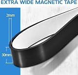 Magnetic Tape Roll 6 m x 30 mm Extra Thick with Strong Adhesive view 6