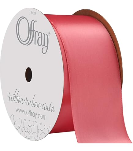 Amazon.com: Offray Single Face Satin Craft Ribbon, 1 1/2