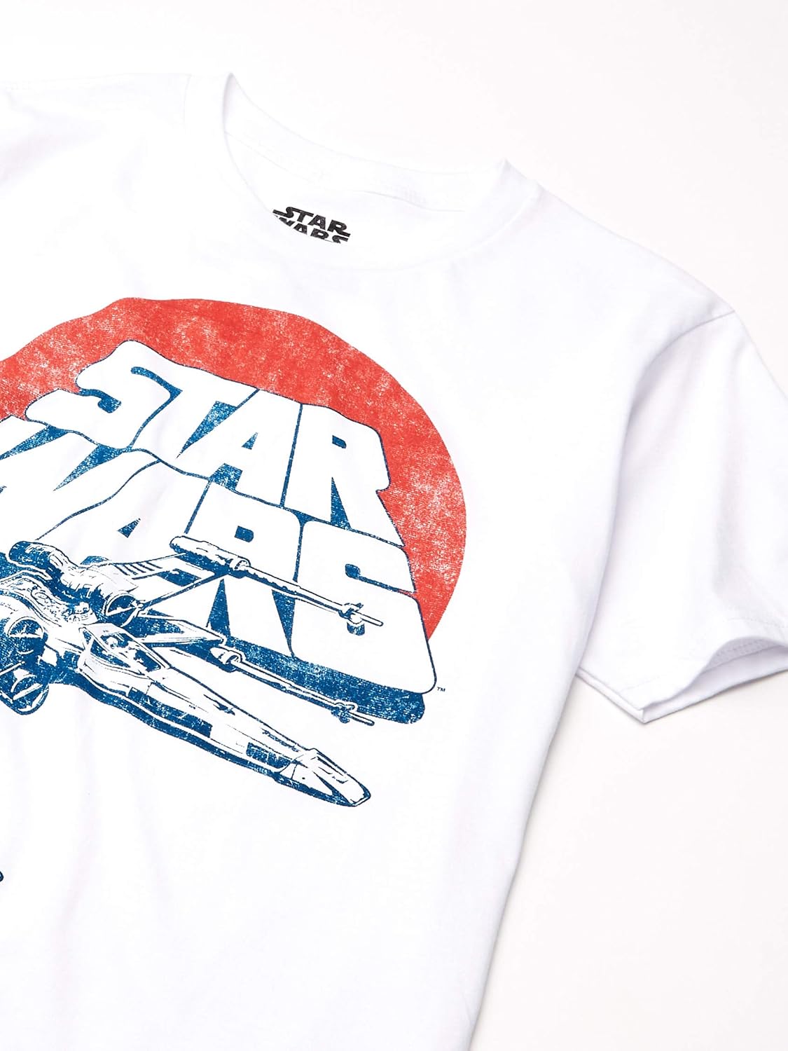 Star Wars Boys' Vintage Inspired X-Wing Fighter T-Shirt: Clothing