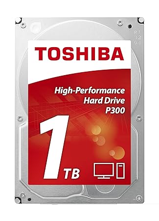 Toshiba P300 1 TB Interne Festplatte (8,9 cm (3,5 Zoll), SATA) schwarz