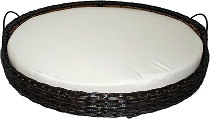 outdoor wicker dog bed