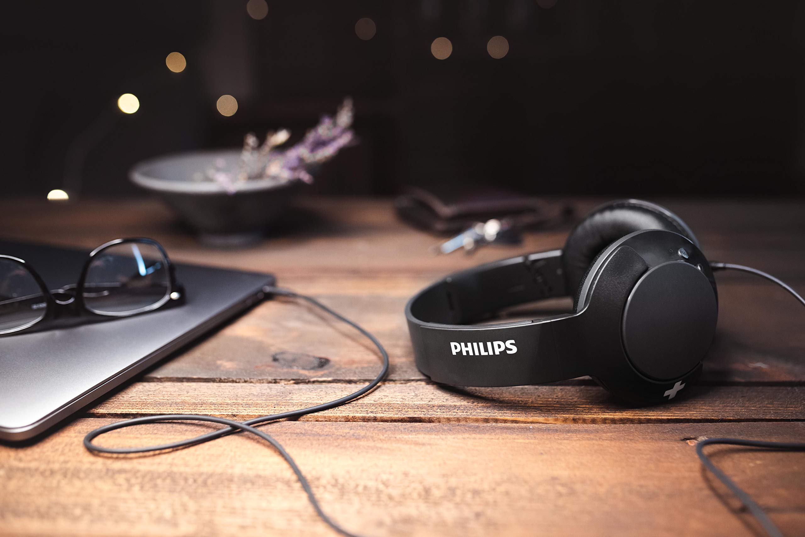 Philips Shl3175bk 00 Bass Headphones With Mic Remote Control Hands