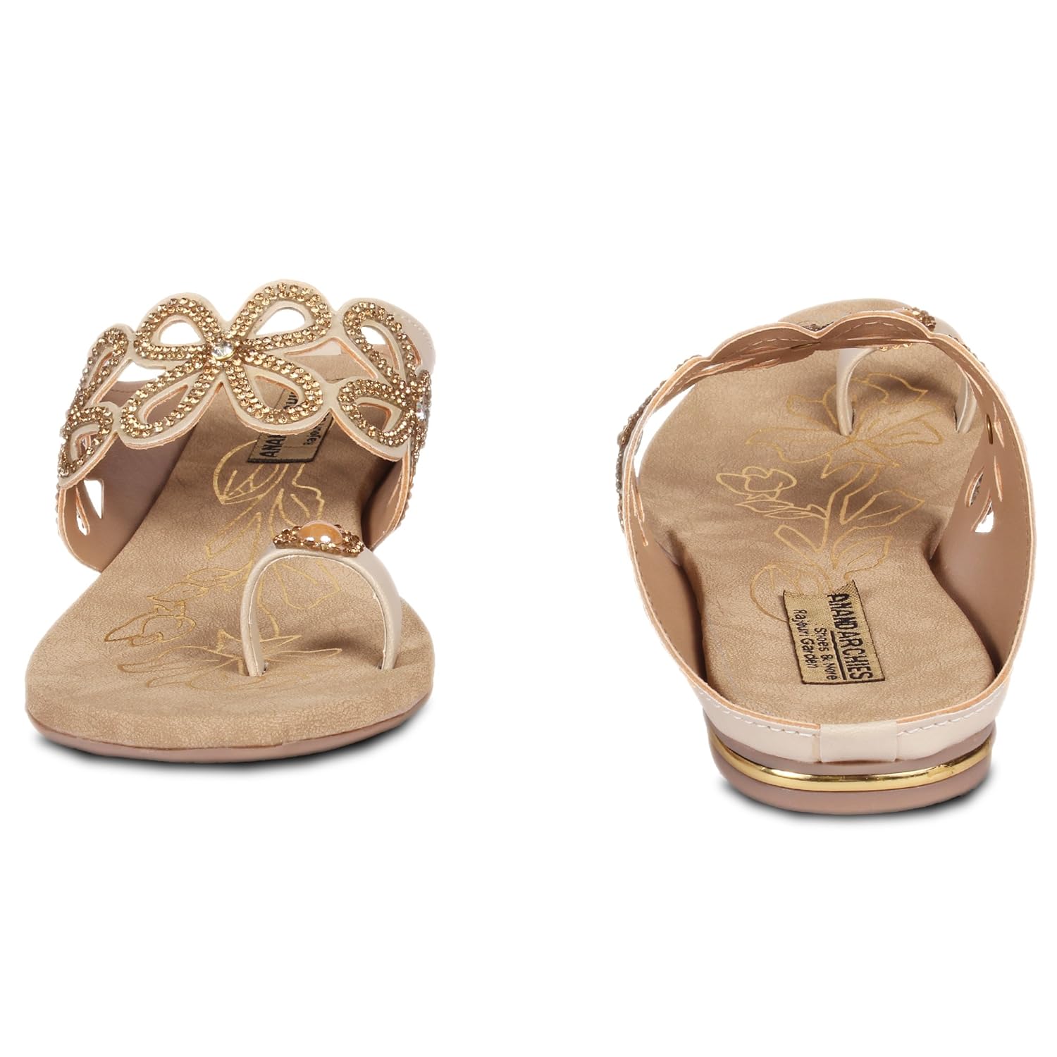 anand archies artificial leather flats for women's and girl's (aa-310-p)