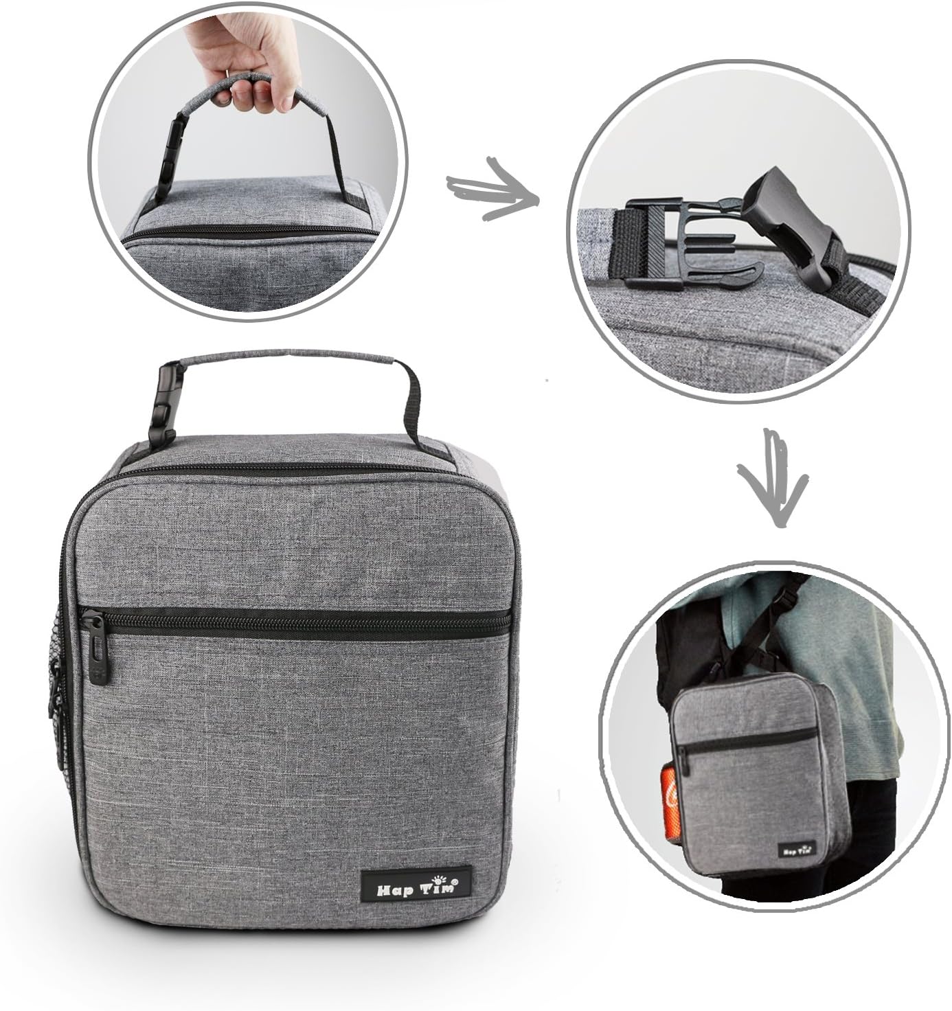 Hap Tim Insulated Lunch Bag for Adults & Kids - Image 4