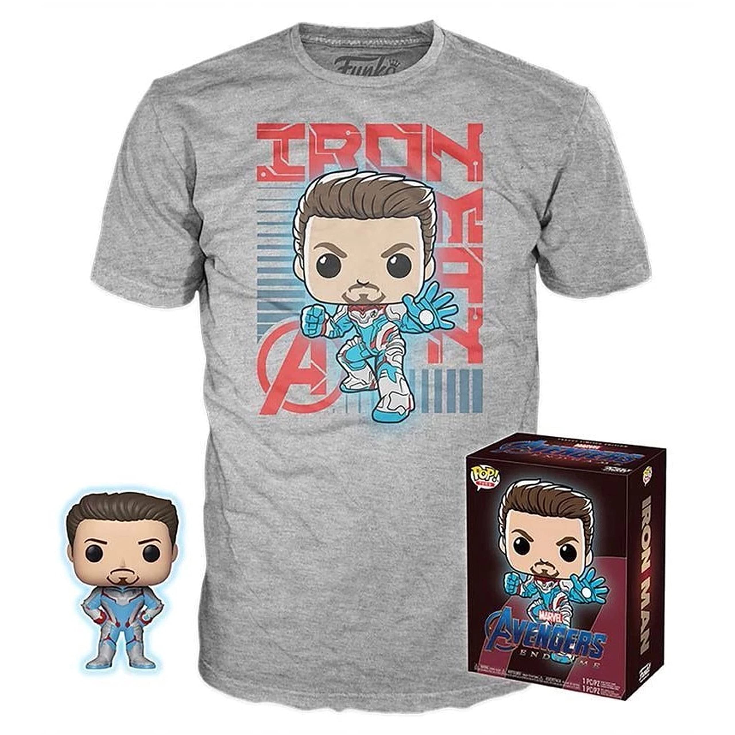 Funko POP! Tees Avengers End Game Iron Man Size Large