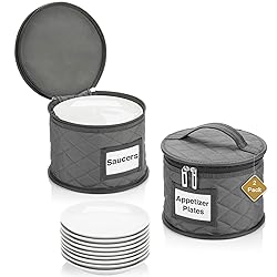 2 Pack 6" Small Plate Storage Case - China Storage