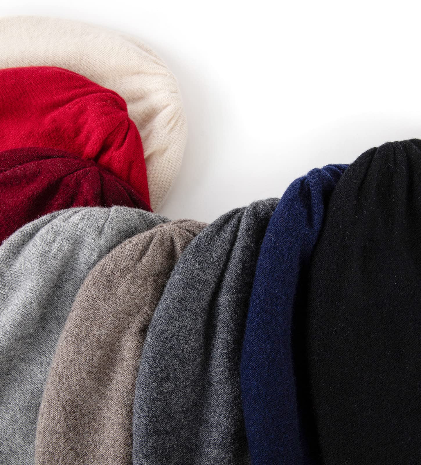 Villand 100% Merino Wool Beanie Hat for Women and Men with Gift Bag, Double-Layered Wool Hat, Knitted Ski Cap for Winter