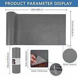 Foam Rubber Toolbox Shelf Liner Drawer Mat 1/8 Inch