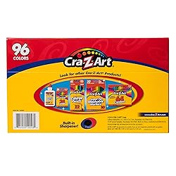 Cra-Z-Art 96ct Crayons in Flip-Top Box with Sharpener