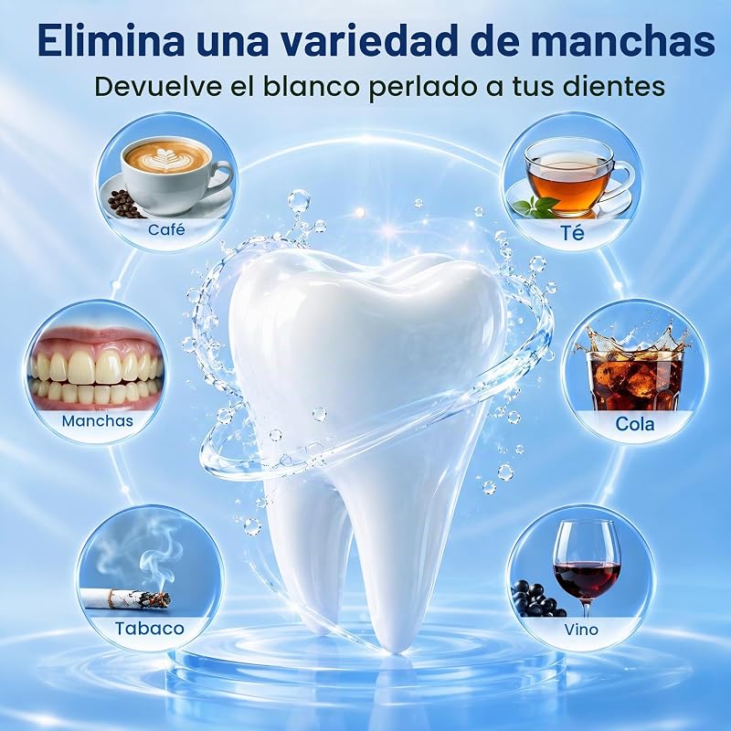 Tiras Blanqueadoras Dientes Sin Sensibilidad Sabor Coco 28 Tiras