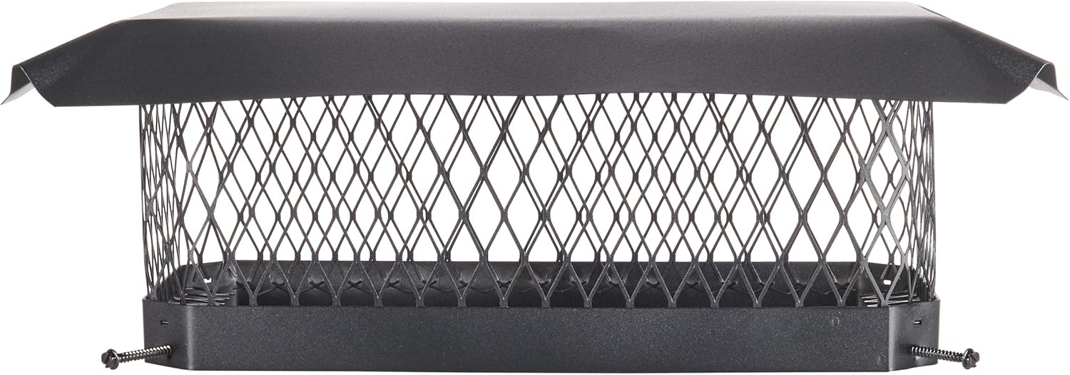 HY-C SC918 Shelter Bolt On Single Flue Chimney Cover, Mesh Size 3/4