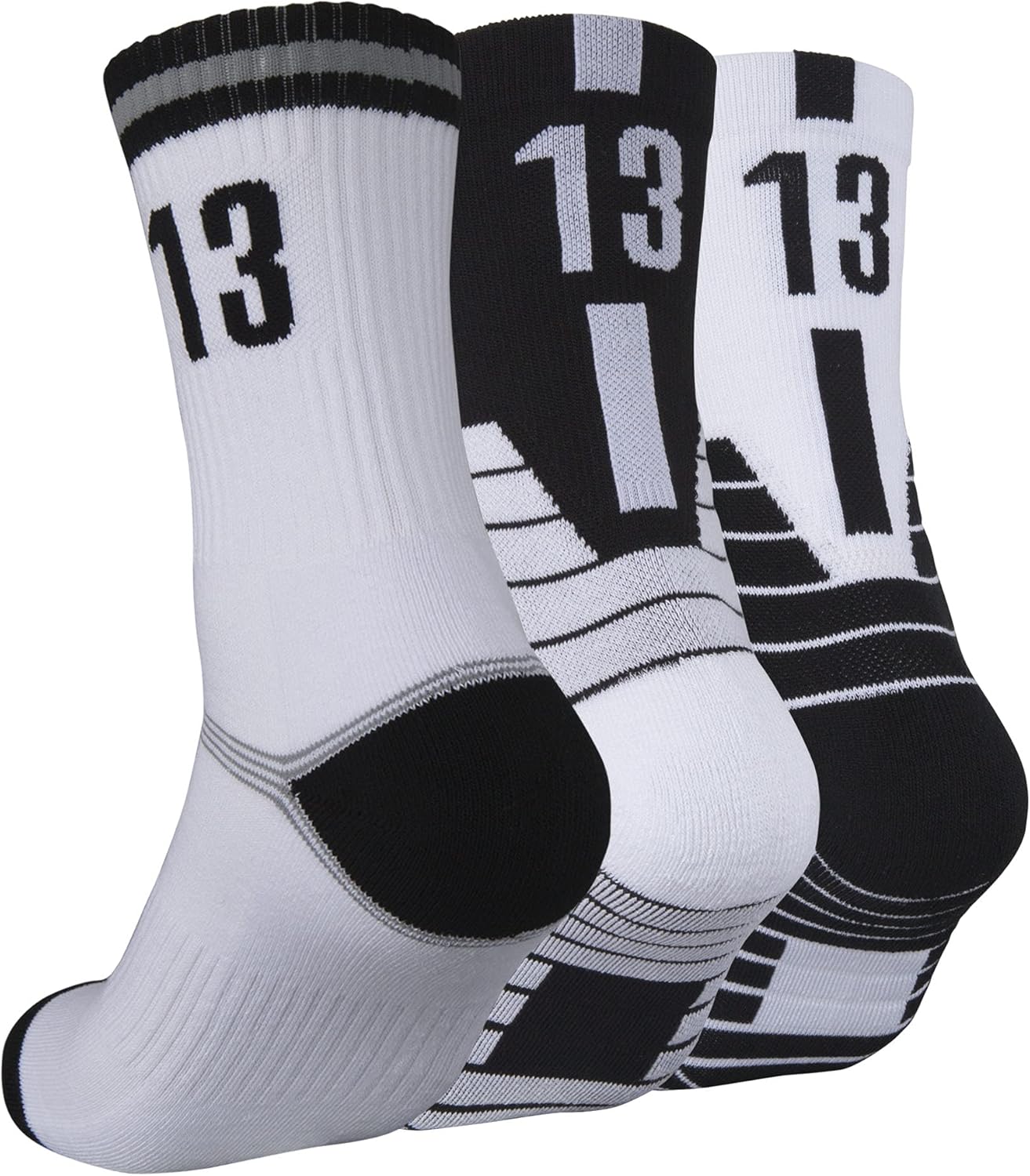 Elite youth basketball sock compression Woven MidCalf Socks Cushioned