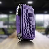 Duronic HDC2 Portable EVA External Hard Drive Case Violet 15x11x3cm 2.5" HDD/SSD view 2