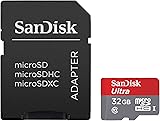 SanDisk Ultra 32 GB MicroSDHC UHS-I Memory Card with SD Adapter - Standard Packaging