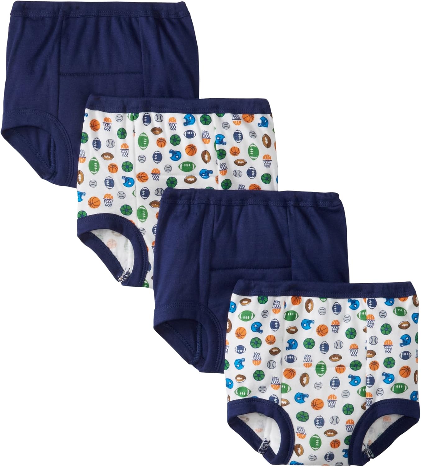 Gerber Baby Boys' 4 Pack Sports Training Pant Infant And