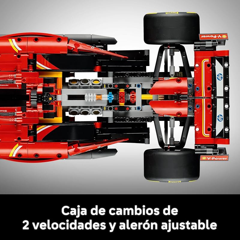 Technic Coche Ferrari SF-24 F1 Maquetas para Construir para Adultos - Vehículo de Carreras Rojo para Coleccionar - Regalo para Hombres y Mujeres, Padres o Pareja Aficionados a la Fórmula 1 42207