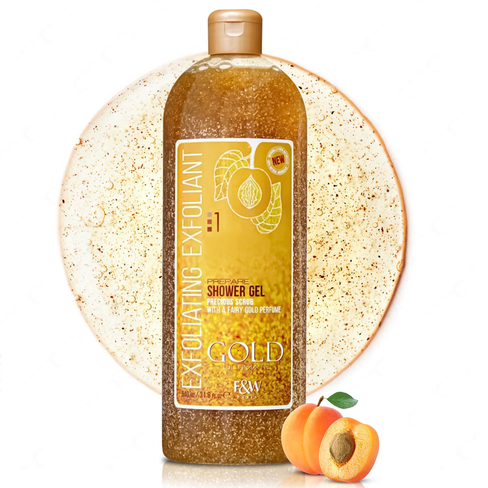 EXFOLIATING SHOWER GEL | GOLD