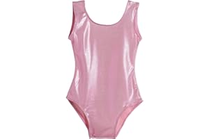 Domusgo Gymnastics Leotards for Girls Sparkly One Piece Tumbling Outfits