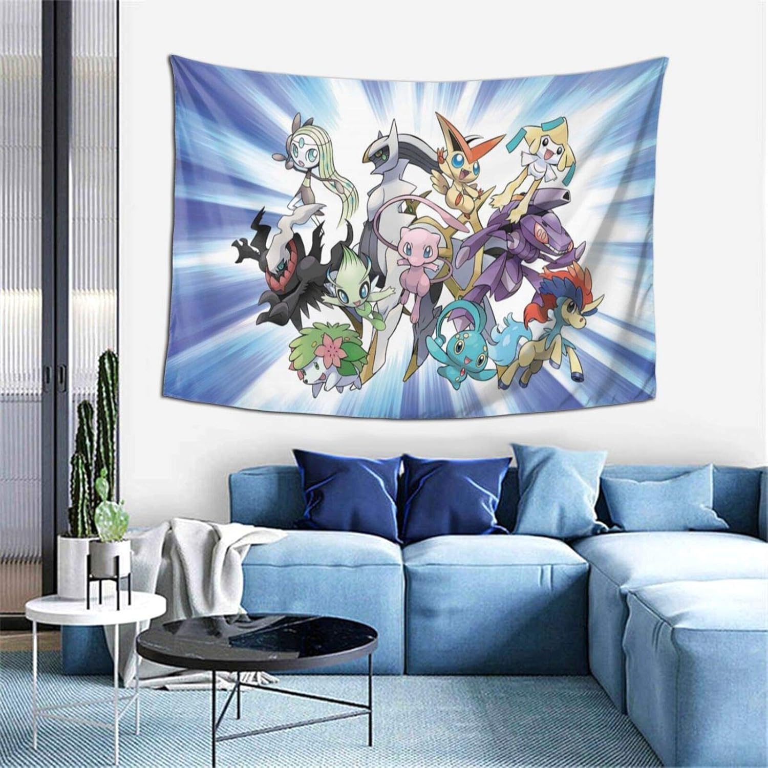 Amazon Co Jp おしゃれ インテリア タペストリーポケモン 7 多機能タペストリー60 In 40 In 軽くて 柔らかくて 丈夫で 洗いやすいです シーンに合う 寮の装飾 内室 ピクニック用の布 廊下の掛け物など ホーム キッチン