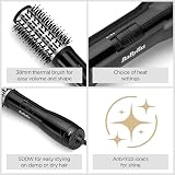 BaByliss Flawless Volume Hot Air Brush Titanium-Ceramic 38mm Barrel Black 2764U view 2