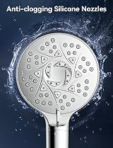 Magichome Filter Shower Head and Hose 2m 6 Modes High Pressure view 6